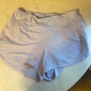 Lululemon Speed Up shorts.